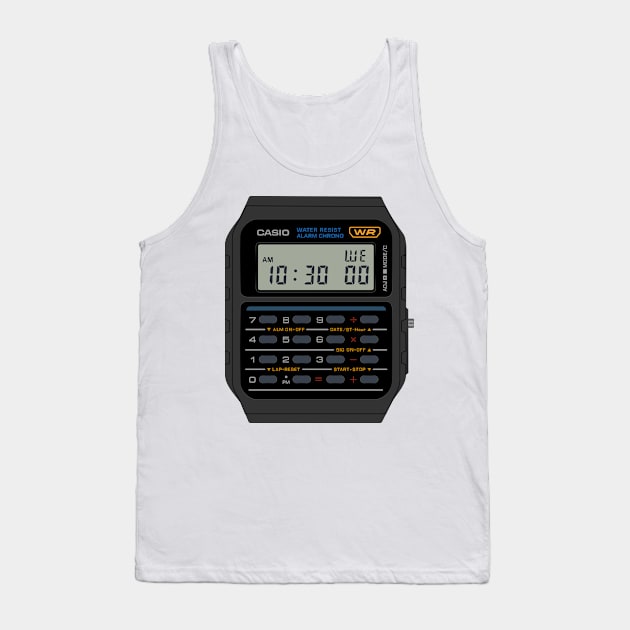 Casio Ca53w in color Tank Top by RadDadArt